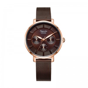 Alexandre Christie AC 2A55 Rosegold Brown BFBROBO